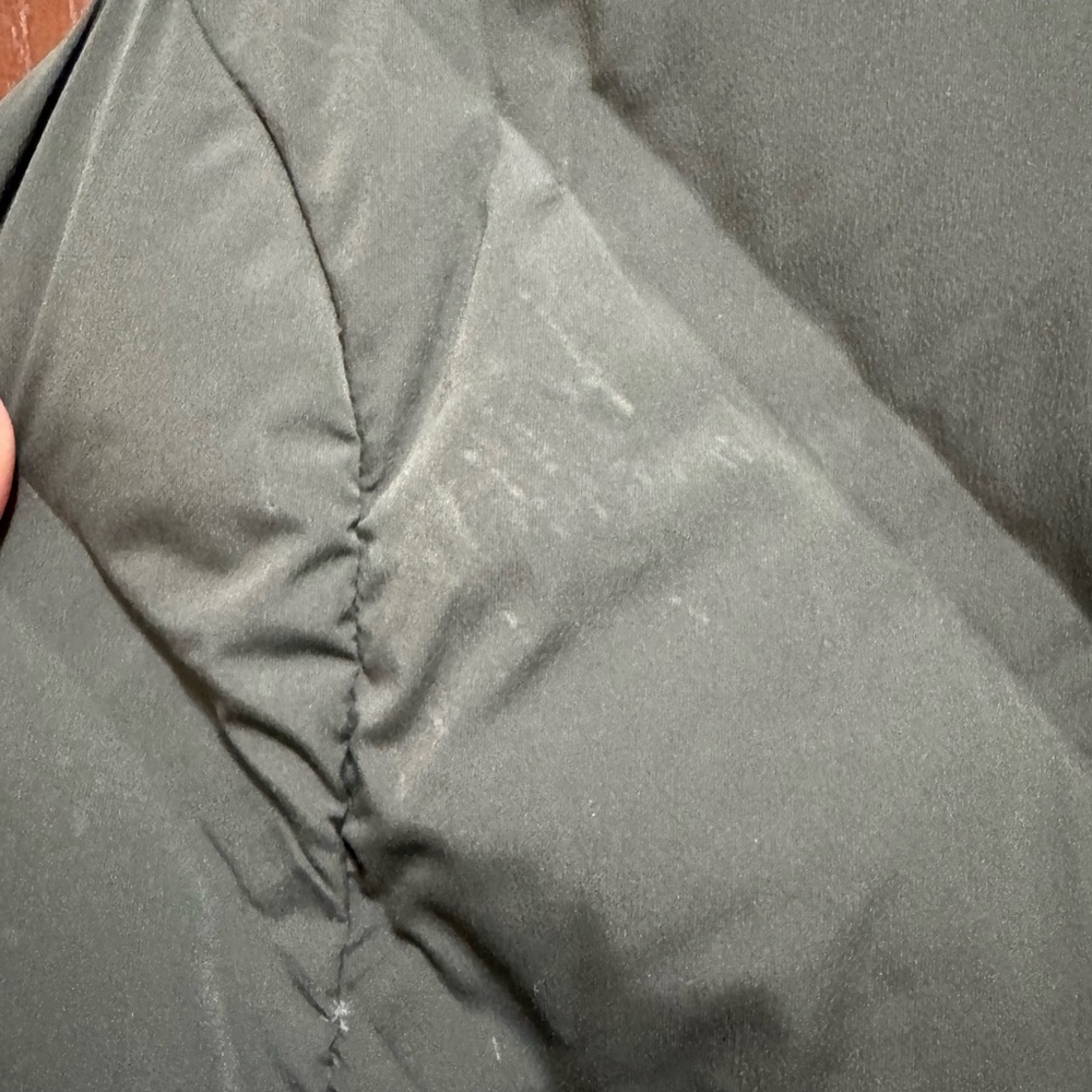 Athleta Inlet Quilted Vest in Olive - Small stain - Picture 6 of 8